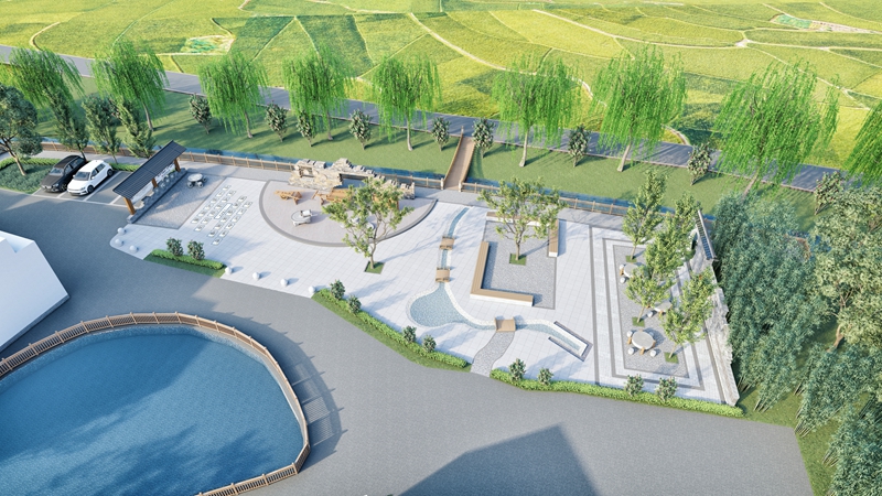 連平縣溪山鎮軟坑村文化廣場--總投資81萬